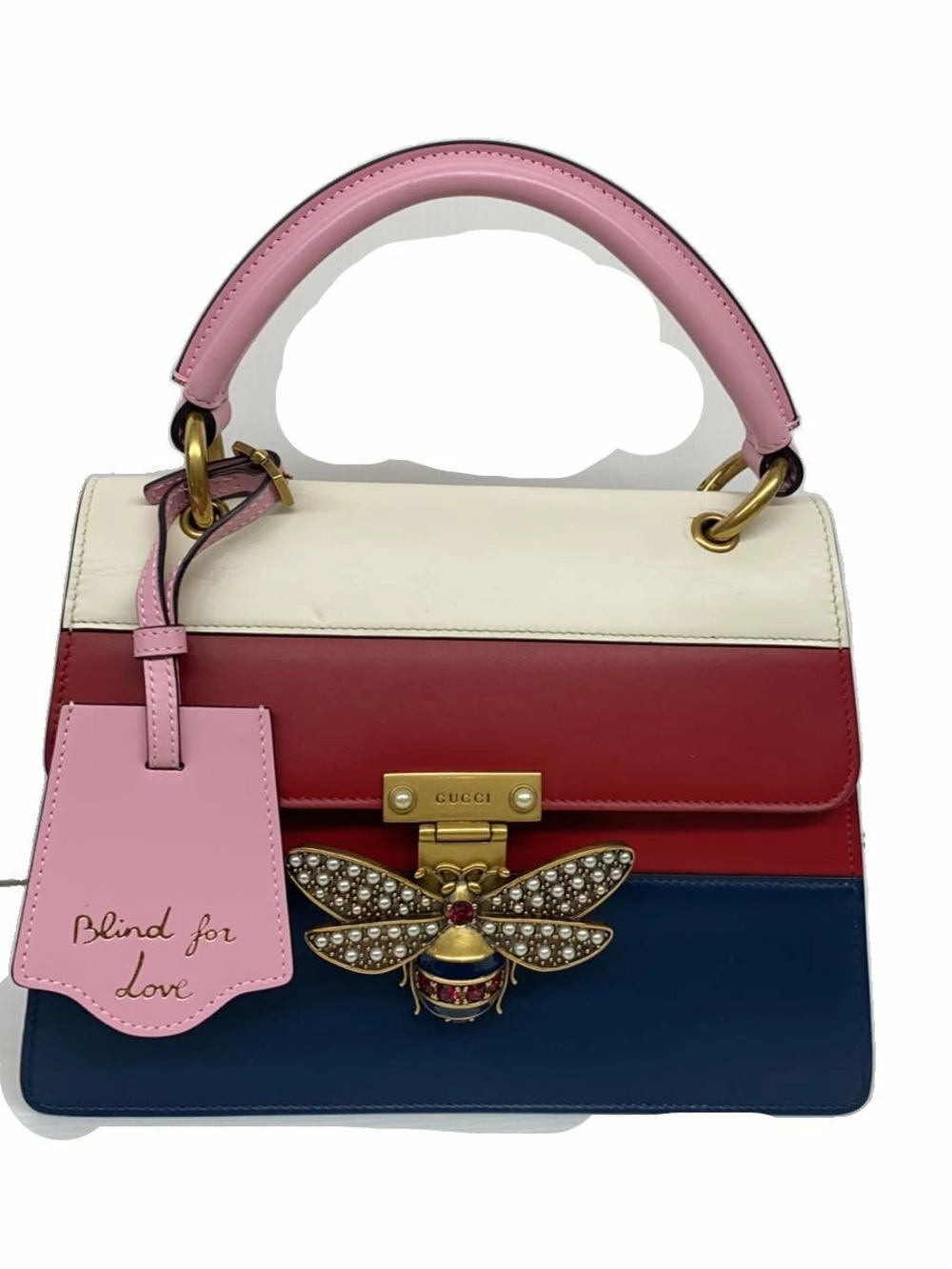 Gucci Handbag Queen Margaret Leather Multicolor